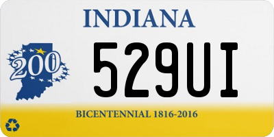 IN license plate 529UI