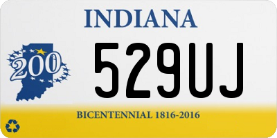 IN license plate 529UJ