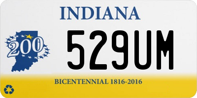 IN license plate 529UM