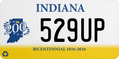 IN license plate 529UP