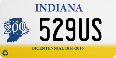 IN license plate 529US