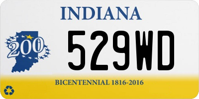 IN license plate 529WD