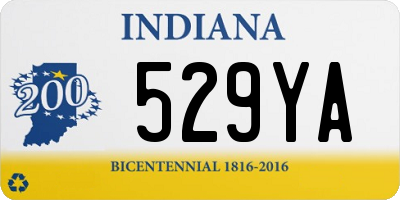 IN license plate 529YA