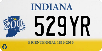 IN license plate 529YR