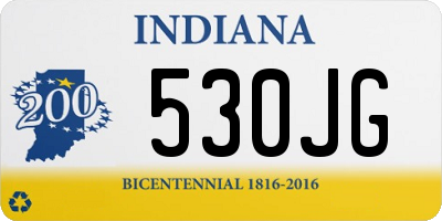 IN license plate 530JG