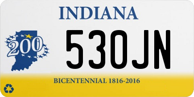 IN license plate 530JN