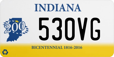 IN license plate 530VG