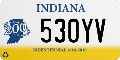 IN license plate 530YV