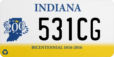 IN license plate 531CG