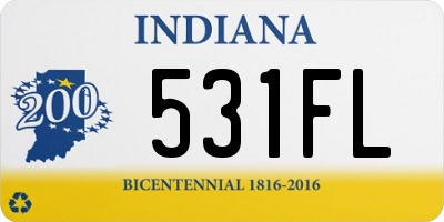 IN license plate 531FL