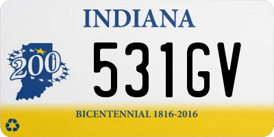 IN license plate 531GV