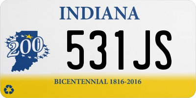 IN license plate 531JS