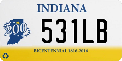 IN license plate 531LB