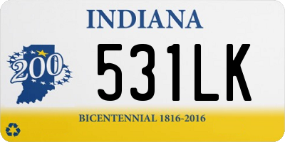 IN license plate 531LK