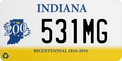 IN license plate 531MG