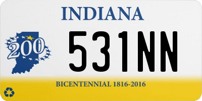 IN license plate 531NN