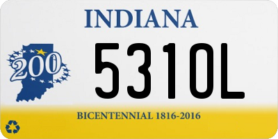 IN license plate 531OL