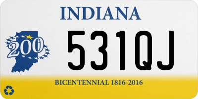 IN license plate 531QJ