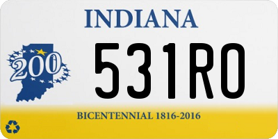 IN license plate 531RO