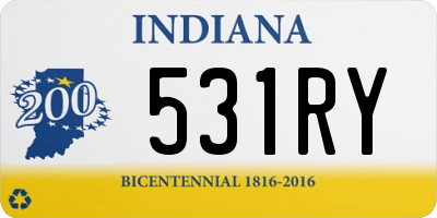 IN license plate 531RY