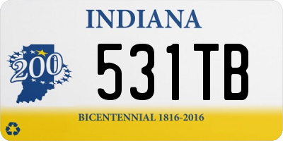 IN license plate 531TB