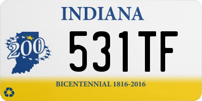 IN license plate 531TF