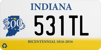 IN license plate 531TL