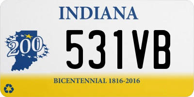 IN license plate 531VB