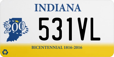 IN license plate 531VL