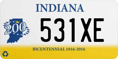 IN license plate 531XE