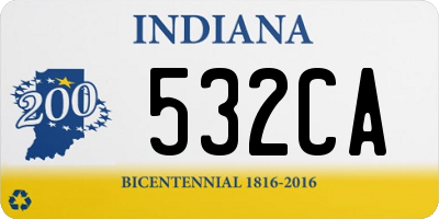 IN license plate 532CA