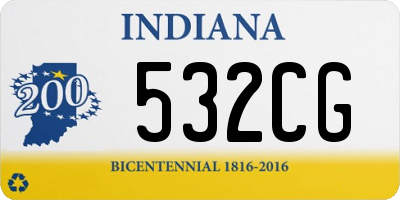 IN license plate 532CG