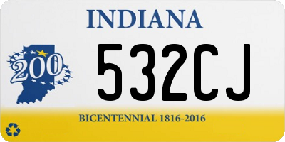 IN license plate 532CJ
