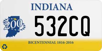 IN license plate 532CQ