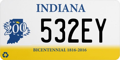 IN license plate 532EY