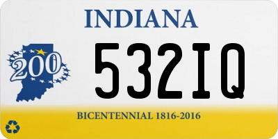 IN license plate 532IQ