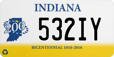 IN license plate 532IY