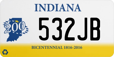 IN license plate 532JB