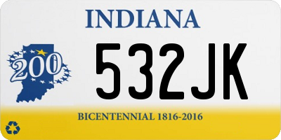 IN license plate 532JK