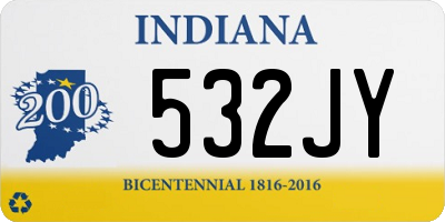 IN license plate 532JY