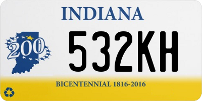 IN license plate 532KH