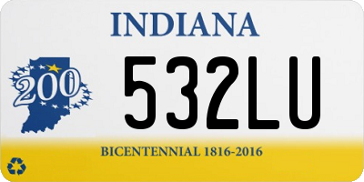 IN license plate 532LU