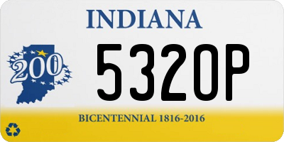 IN license plate 532OP