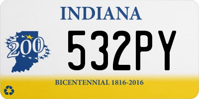 IN license plate 532PY