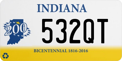 IN license plate 532QT