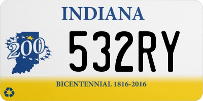 IN license plate 532RY