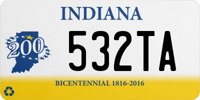 IN license plate 532TA