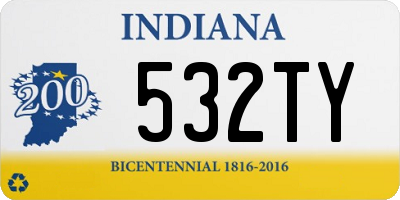 IN license plate 532TY