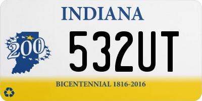 IN license plate 532UT