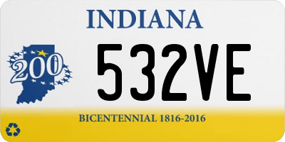 IN license plate 532VE